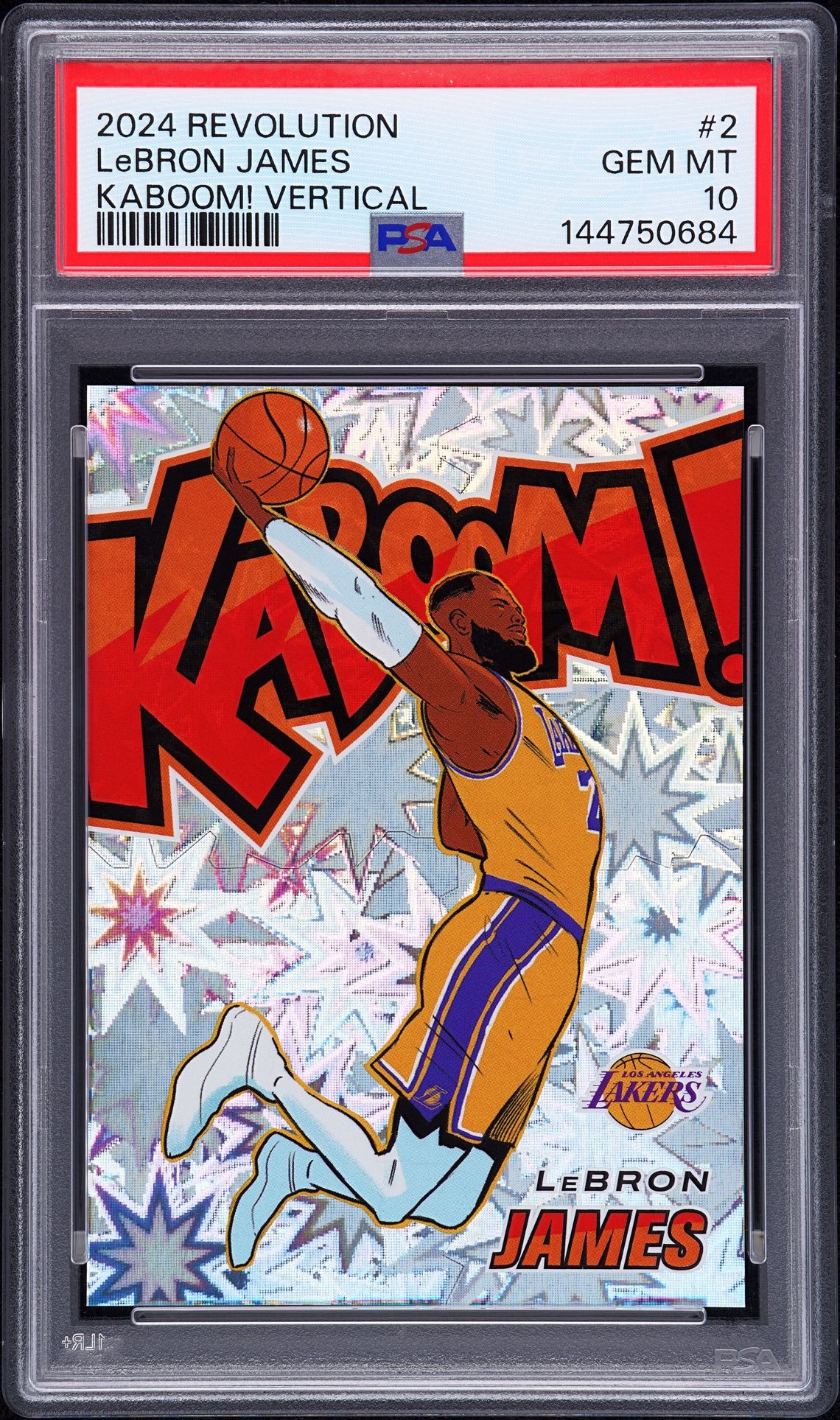 2024 Panini PANINI REVOLUTION KABOOM! VERTICAL #2 Lebron James front