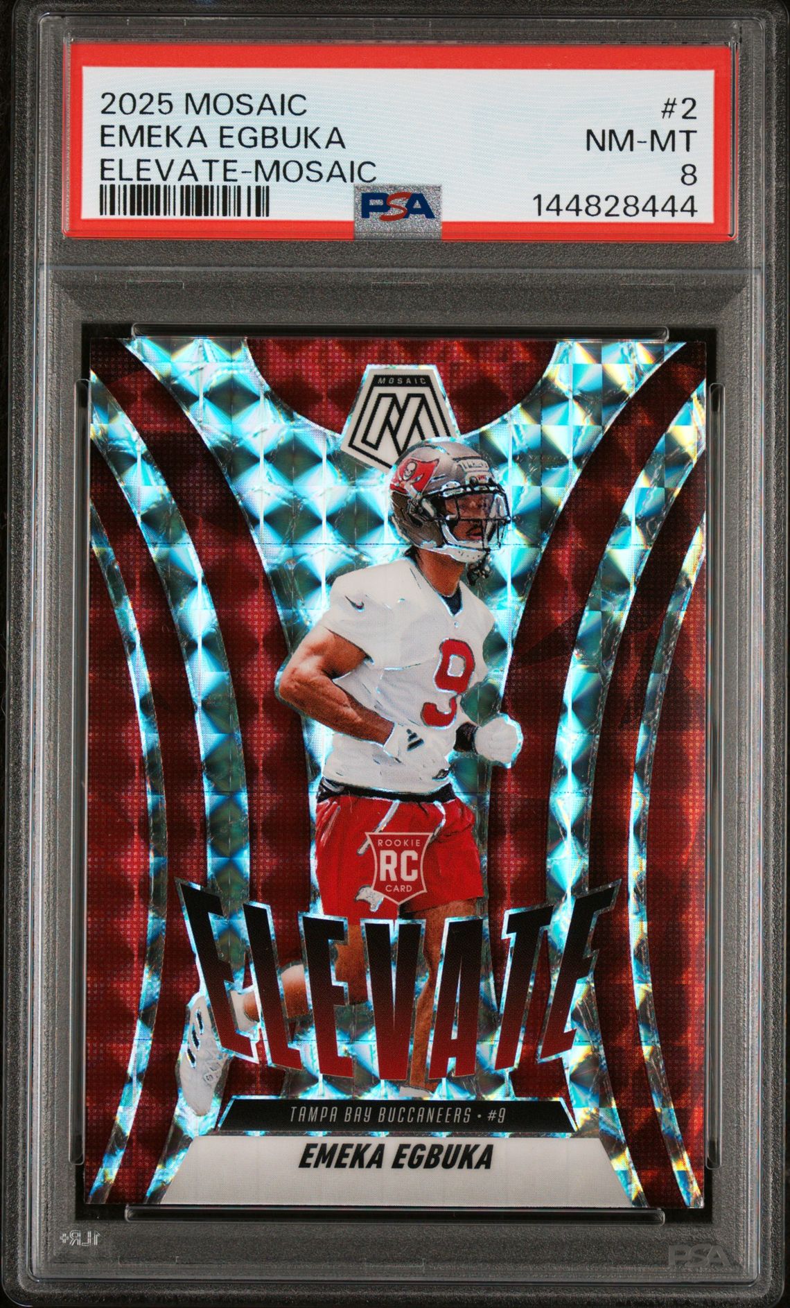 2025 Panini PANINI MOSAIC ELEVATE MOSAIC #2 Emeka Egbuka front