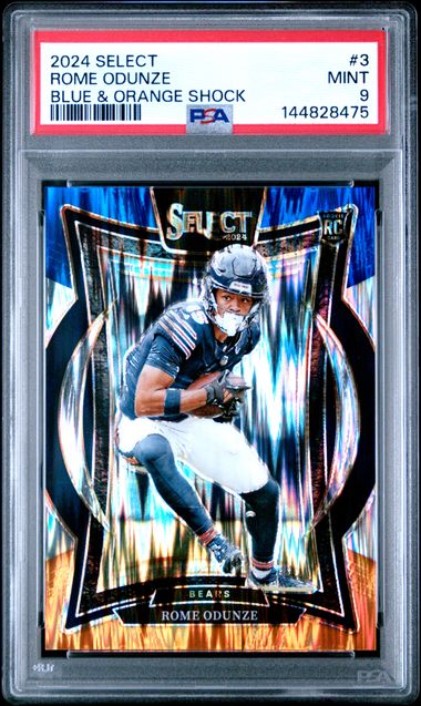 2024 Panini Select Orange #3 Rome Odunze front