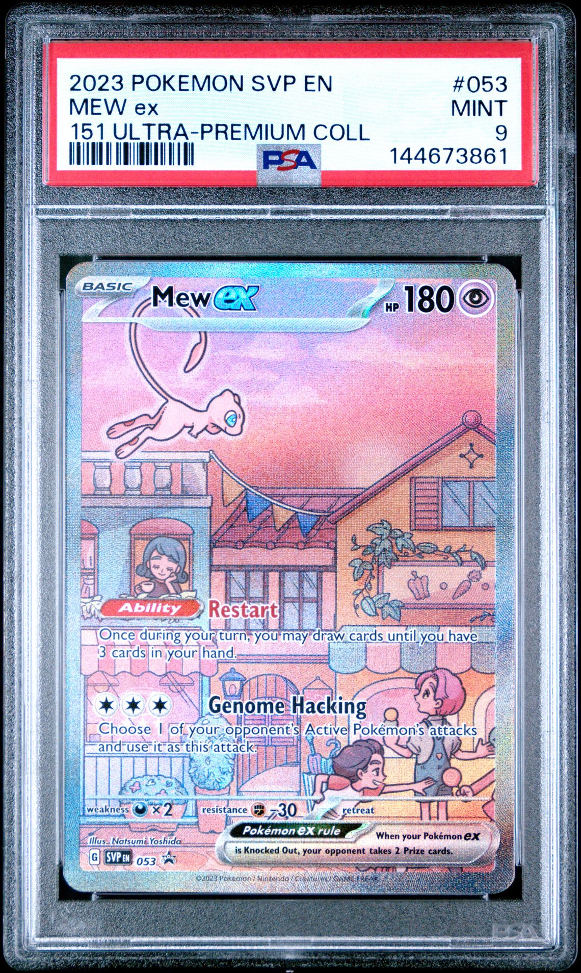2023 Pokemon Svp En-Sv Black Star Promo Mew Ex #053 (151 Ultra-Premium Coll) Mint 9 front