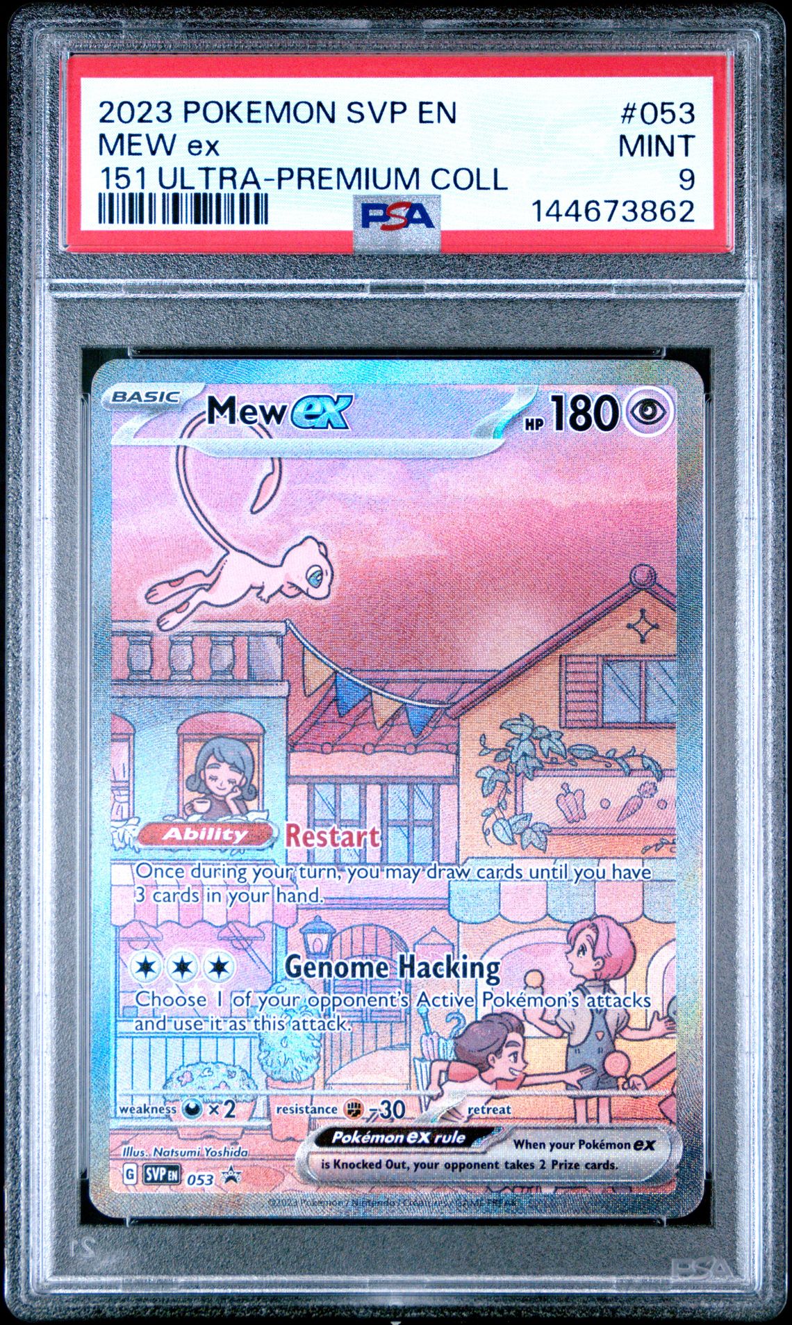 2023 Pokemon Svp En-Sv Black Star Promo Mew Ex #053 (151 Ultra-Premium Coll) Mint 9 front