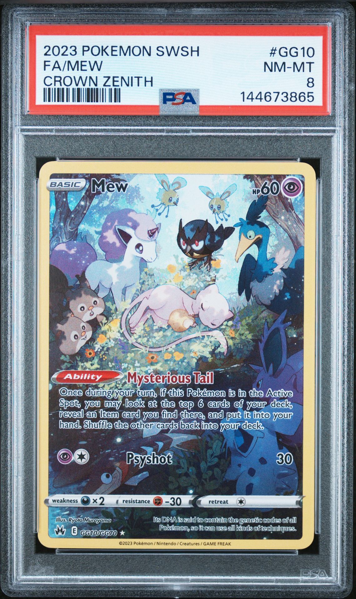 2023 Pokemon Sword And Shield Crown Zenith Fa/Mew #Gg10 (Crown Zenith) Nm-Mt 8 front