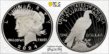 2024-S $1 Peace Dollar PR69DCAM