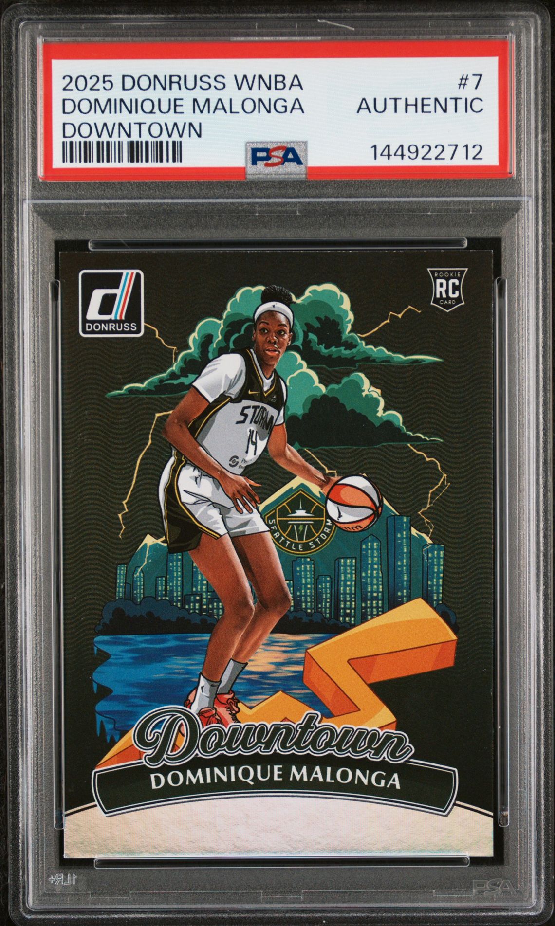 2025 Panini Panini Donruss Wnba Downtown #7 Dominique Malonga front