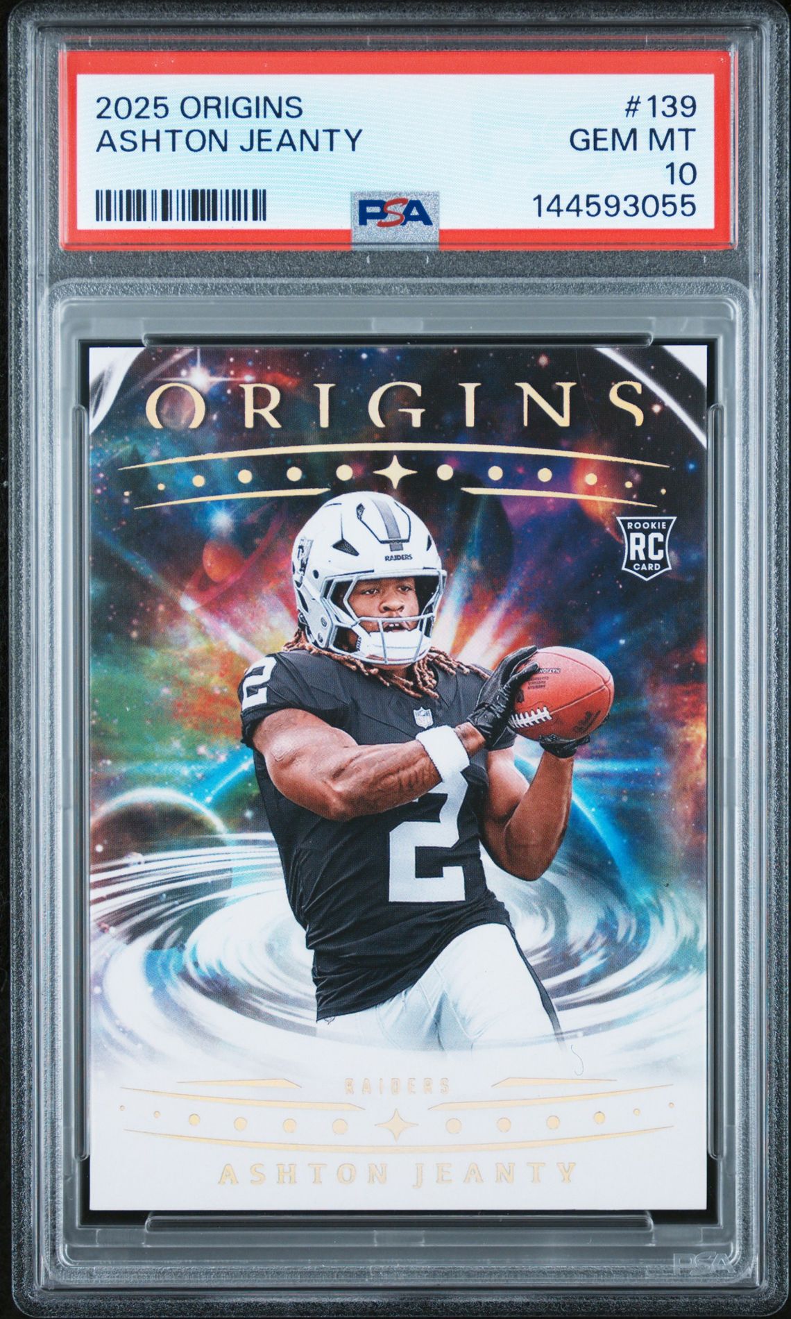 2025 Panini Origins Ashton Jeanty #139 Gem Mt 10 front