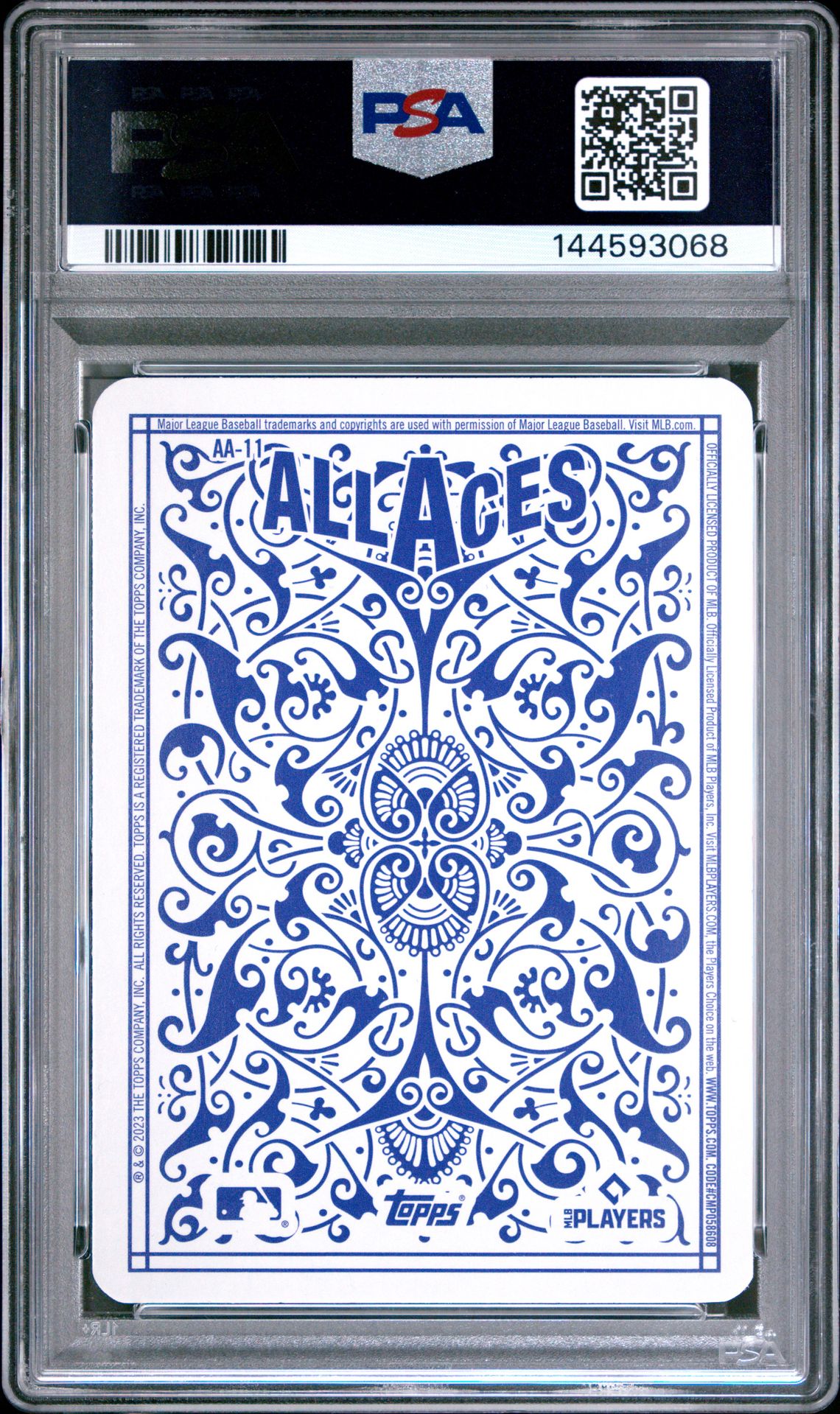 2023 Topps All Aces Shohei Ohtani #Aa11 (All Aces) Gem Mt 10 back