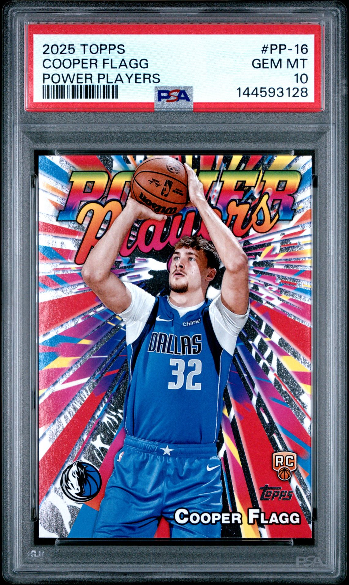 2025 Topps Power Players Cooper Flagg #Pp-16 Gem Mt 10 front