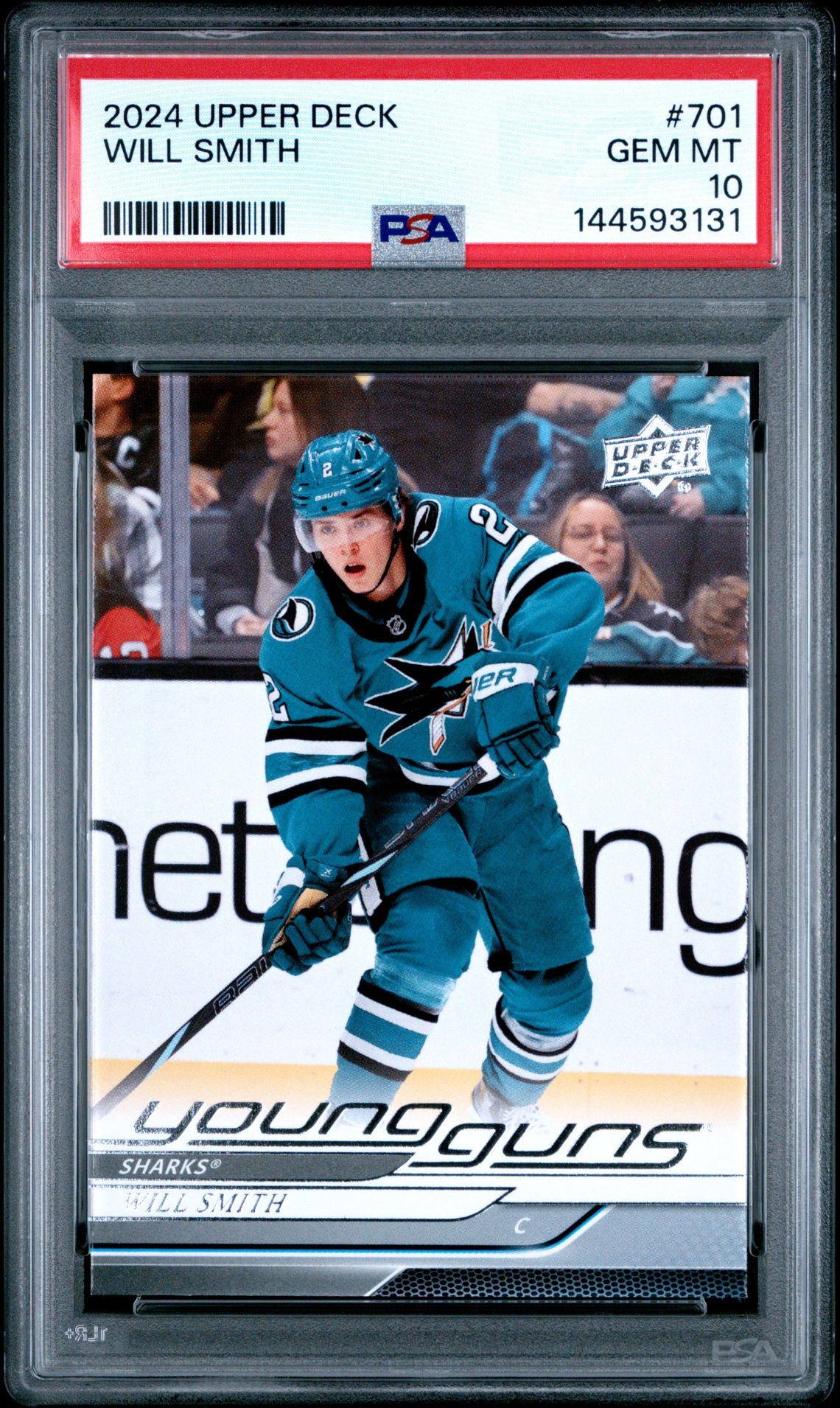 2024 Upper Deck Will Smith #701 Gem Mt 10 front