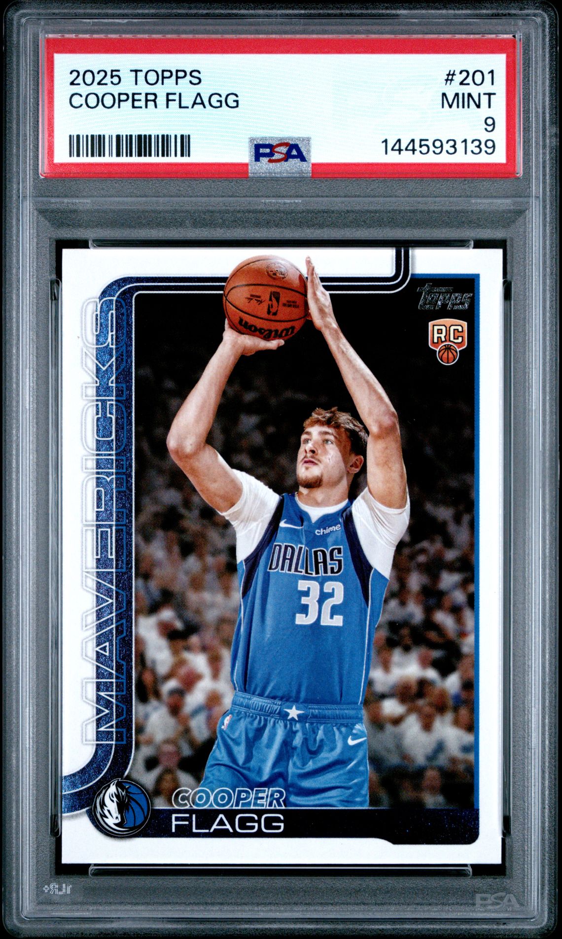 2025 Topps Cooper Flagg #201 Mint 9 front