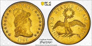 1796 $10 AU53