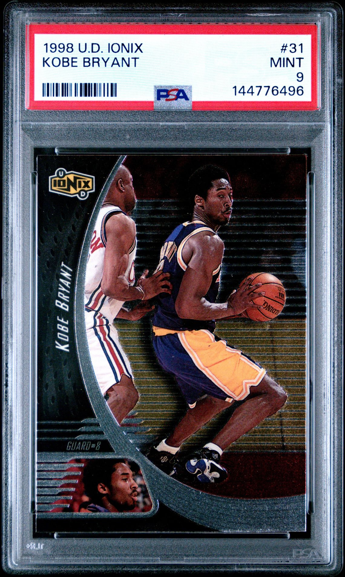 1998 Upper Deck Ionix Kobe Bryant #31 Mint 9 front