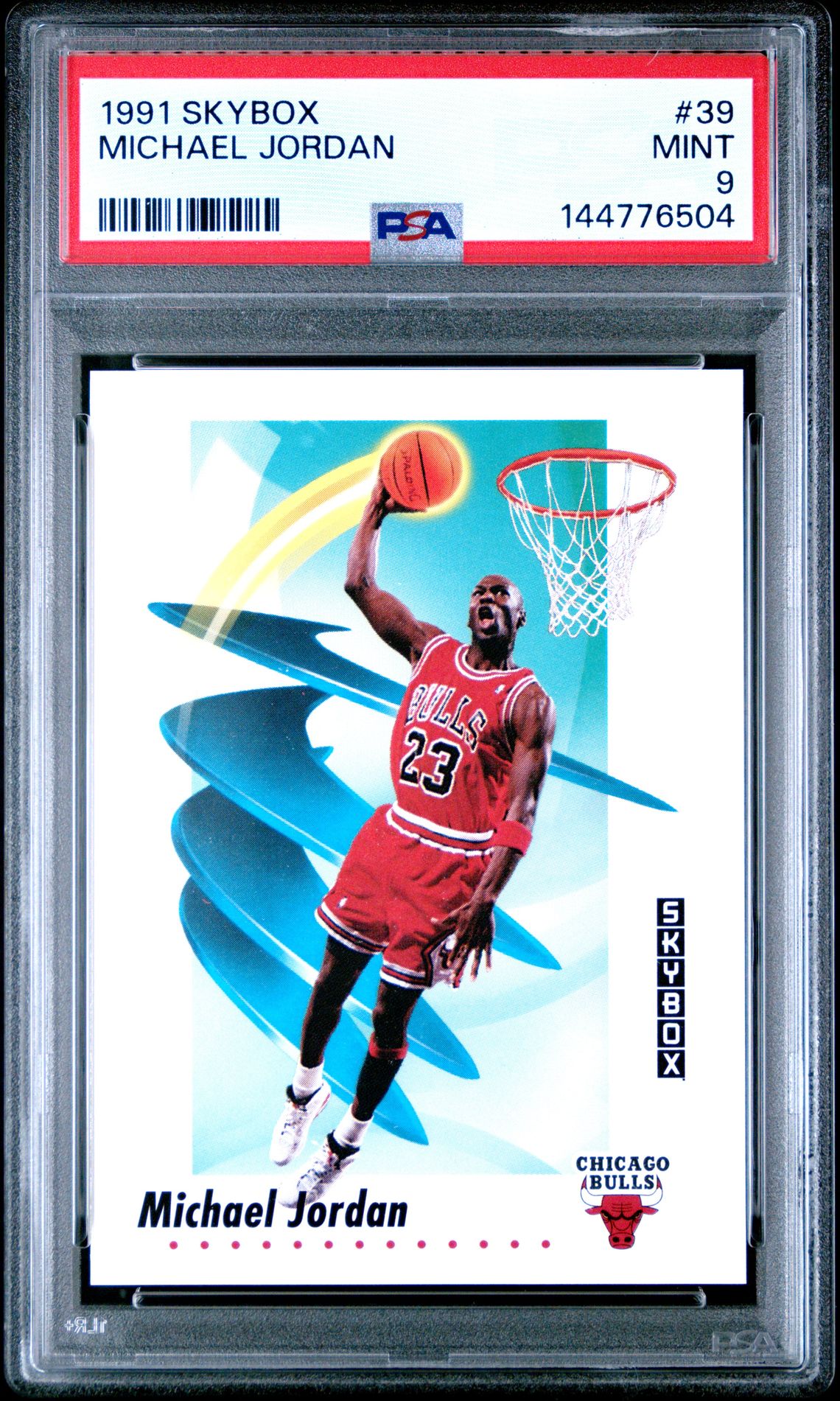 1991 Skybox Michael Jordan #39 Mint 9 front