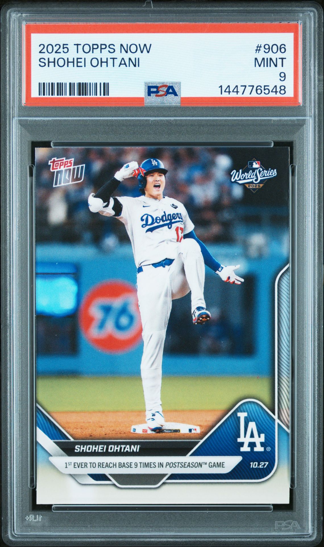 2025 Topps Now Shohei Ohtani #906 Mint 9 front