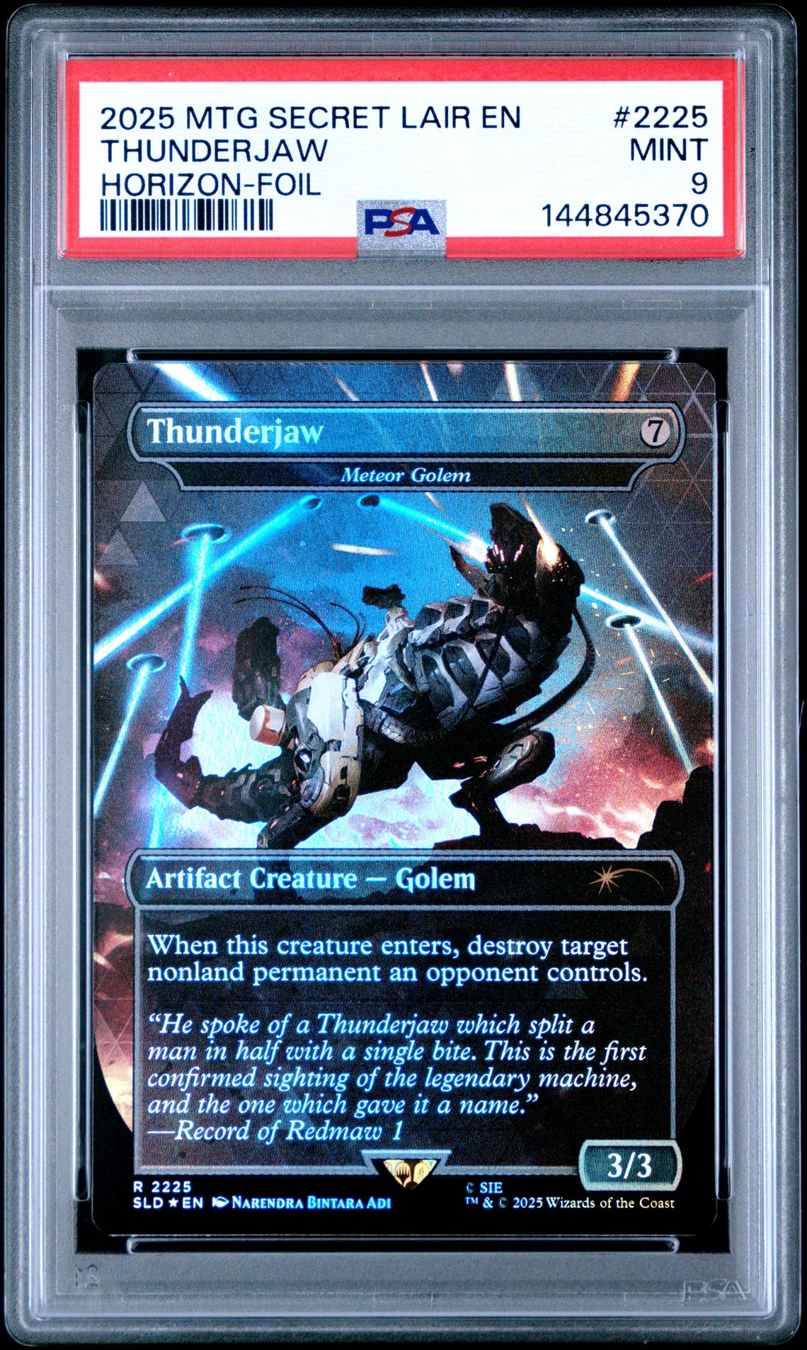 2025 MTG MAGIC THE GATHERING SECRET LAIR DROP Horizon-Foil Thunderjaw front