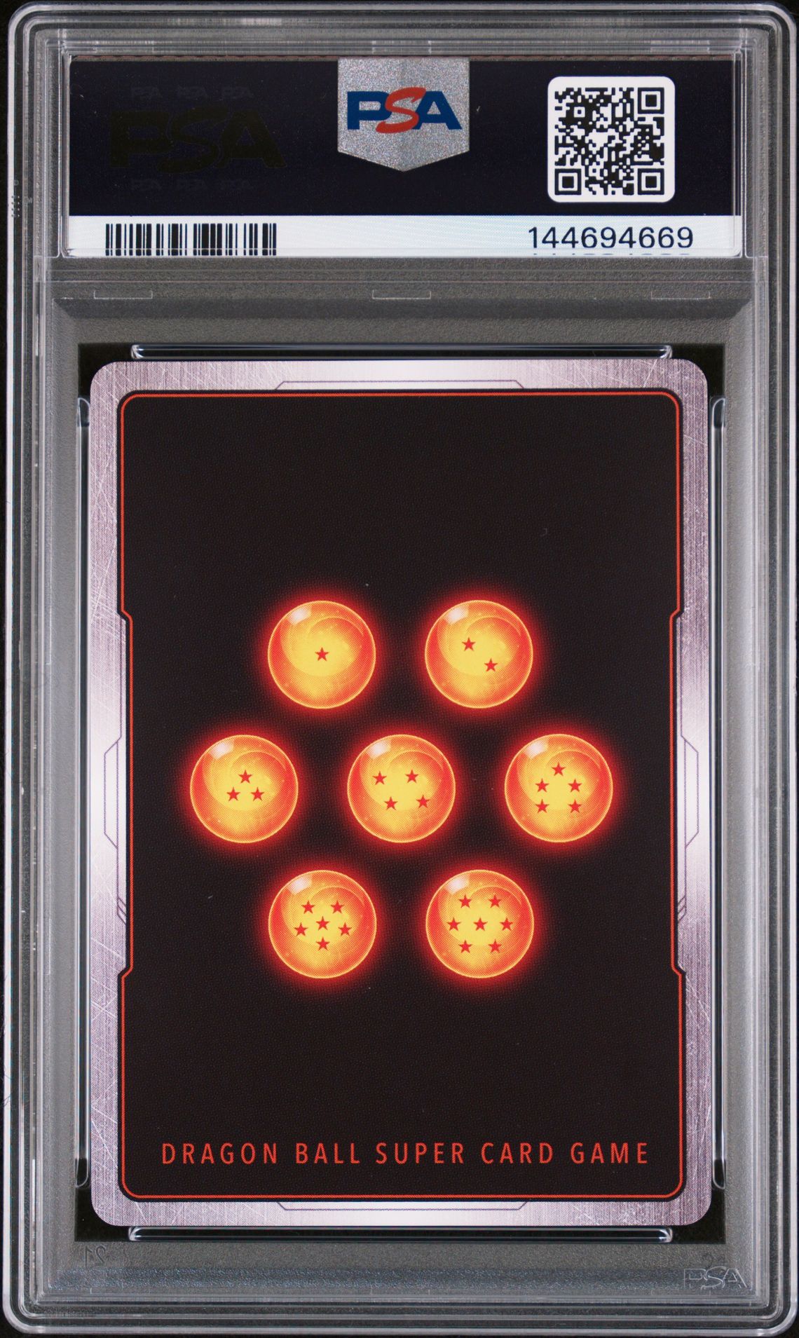 2022 Dragon Ball Super Card Game Series 16 Realm Of The Gods Ssb Vegeta, Unbrd Pwr #Bt16-147 (God Rare) Gem Mt 10 back