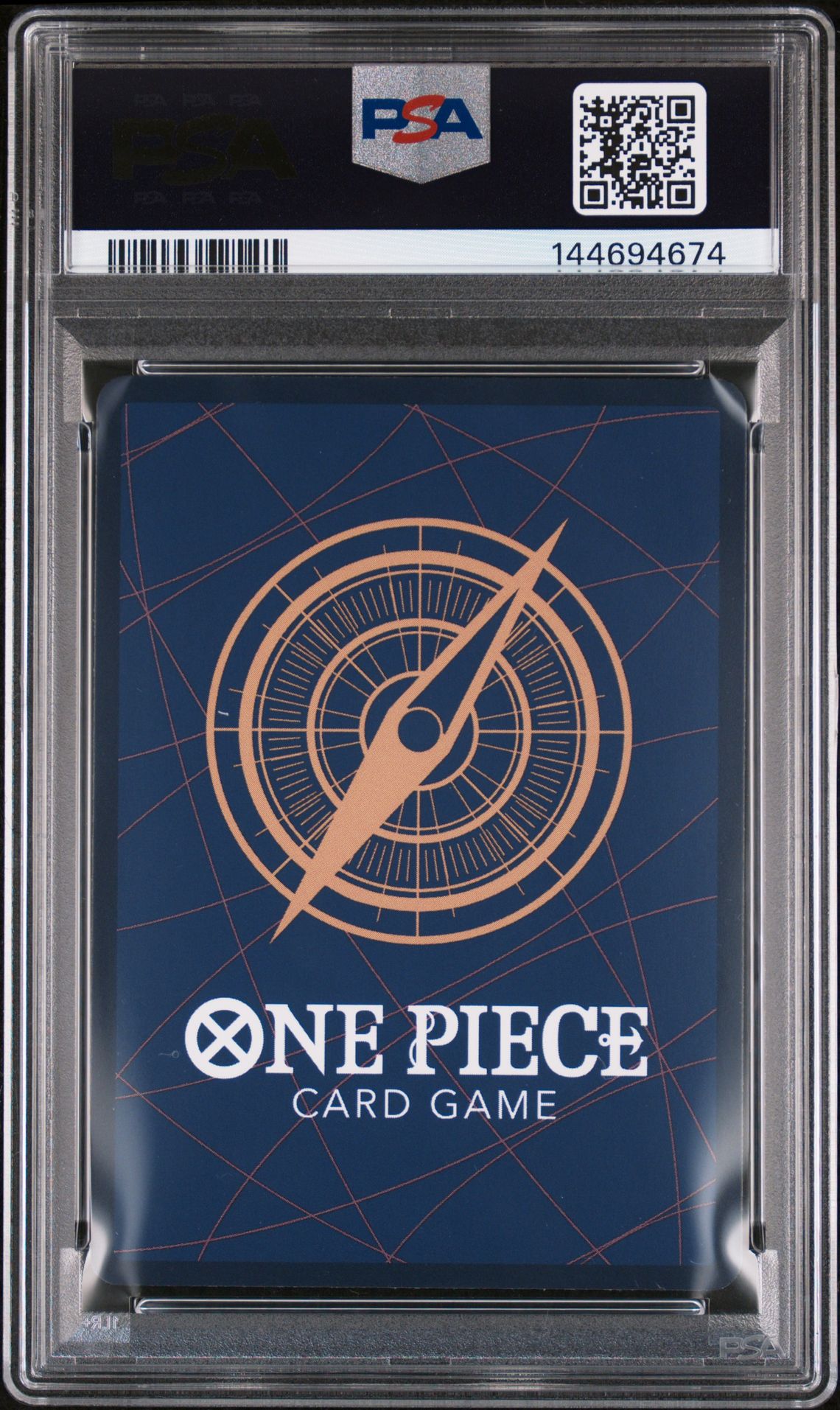 2025 One Piece Op13-Carrying On His Will Monkey D. Luffy #118 (Wanted Alternate Art) Gem Mt 10 back