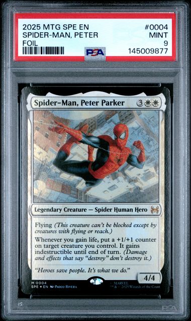 2025 MTG Spe En Foil #0004 Spider-Man, Peter front