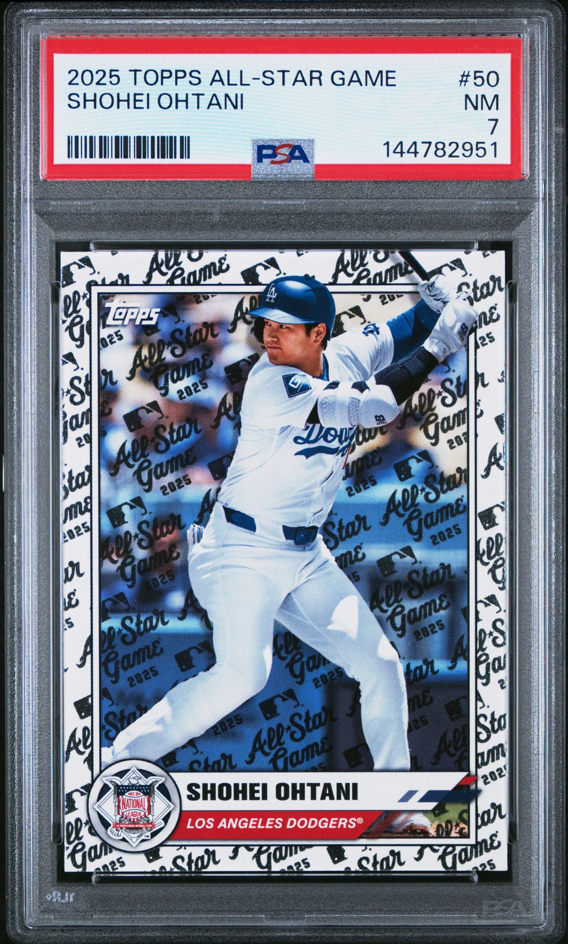 2025 Topps All-Star Game Shohei Ohtani #50 Nm 7 front