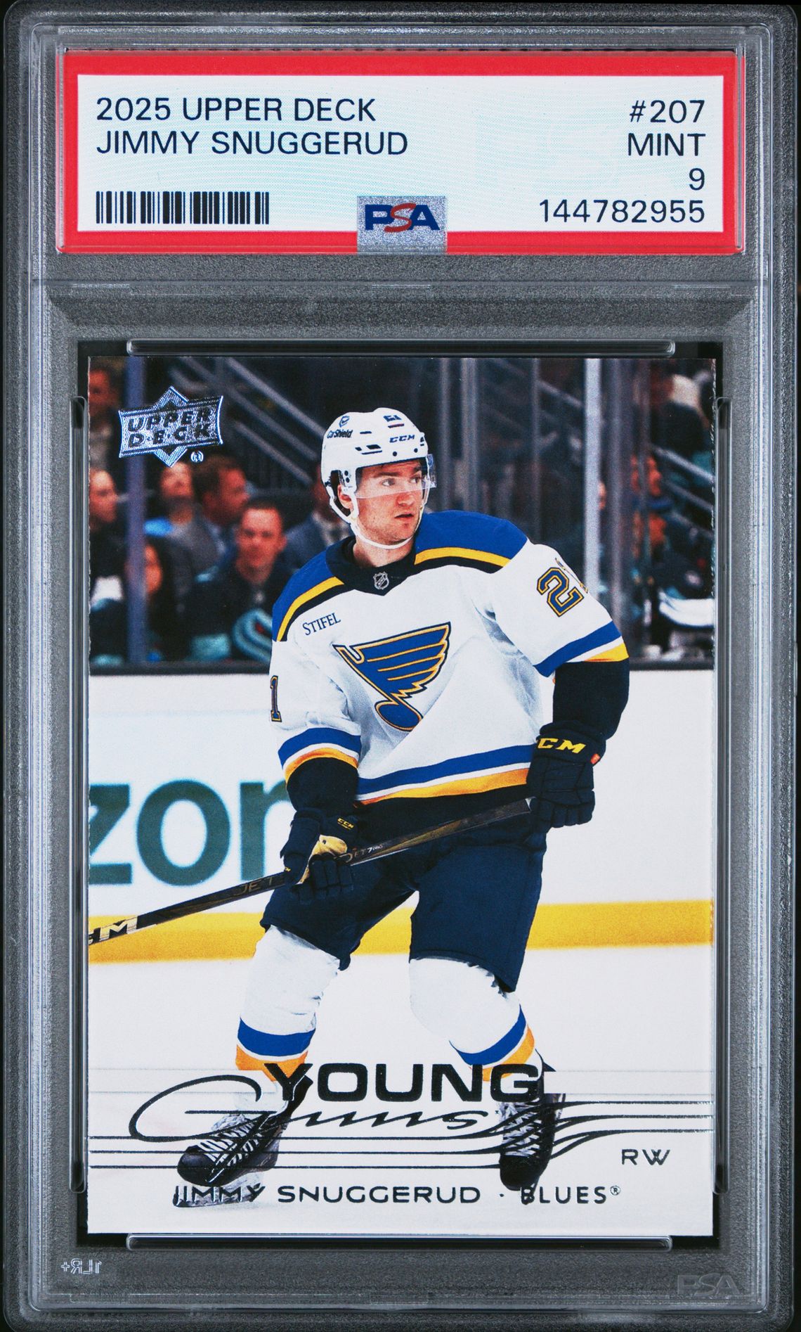 2025 Upper Deck Jimmy Snuggerud #207 Mint 9 front