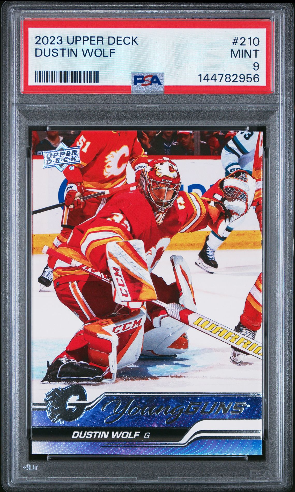 2023 Upper Deck Dustin Wolf #210 Mint 9 front