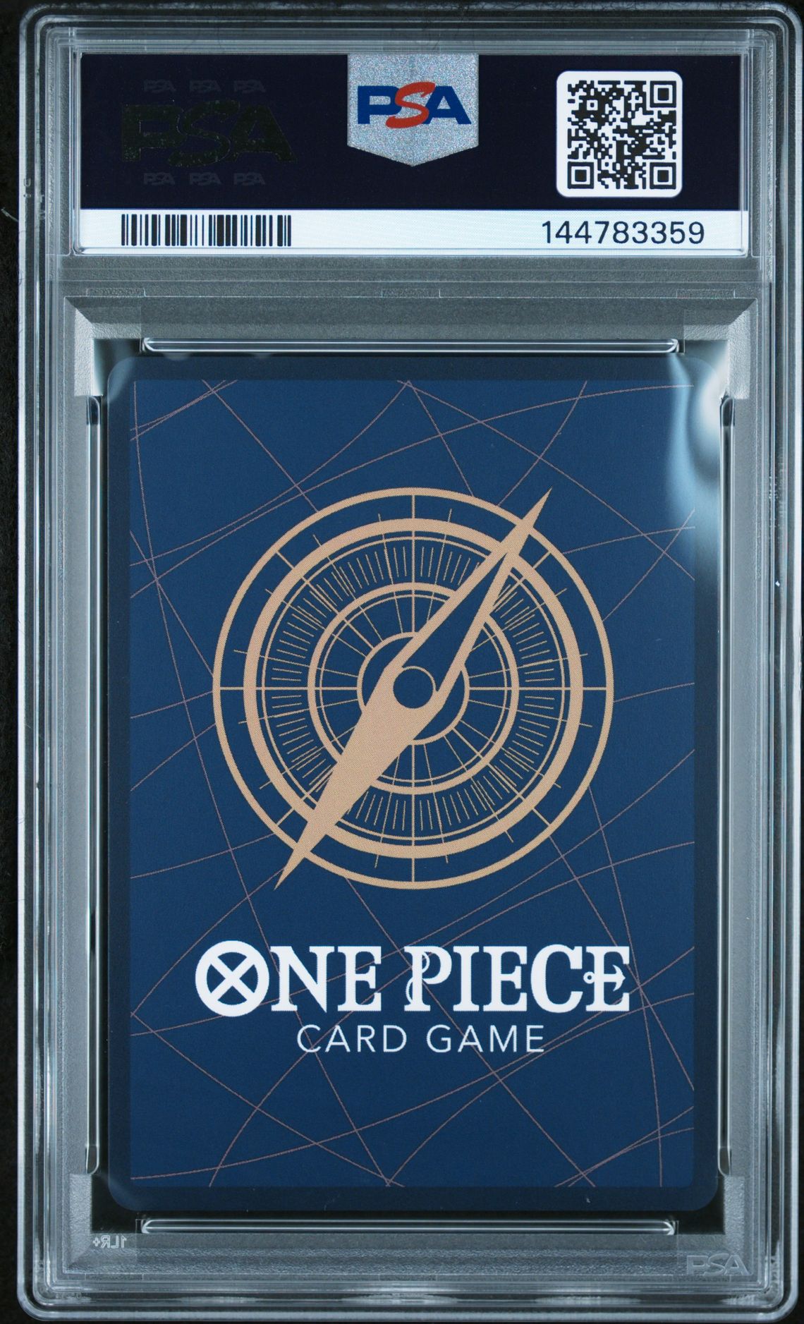 2025 One Piece Op11-A Fist Of Divine Speed Shirahoshi #057 (Special Alternate Art) Gem Mt 10 back view - PSA certificate #144783359