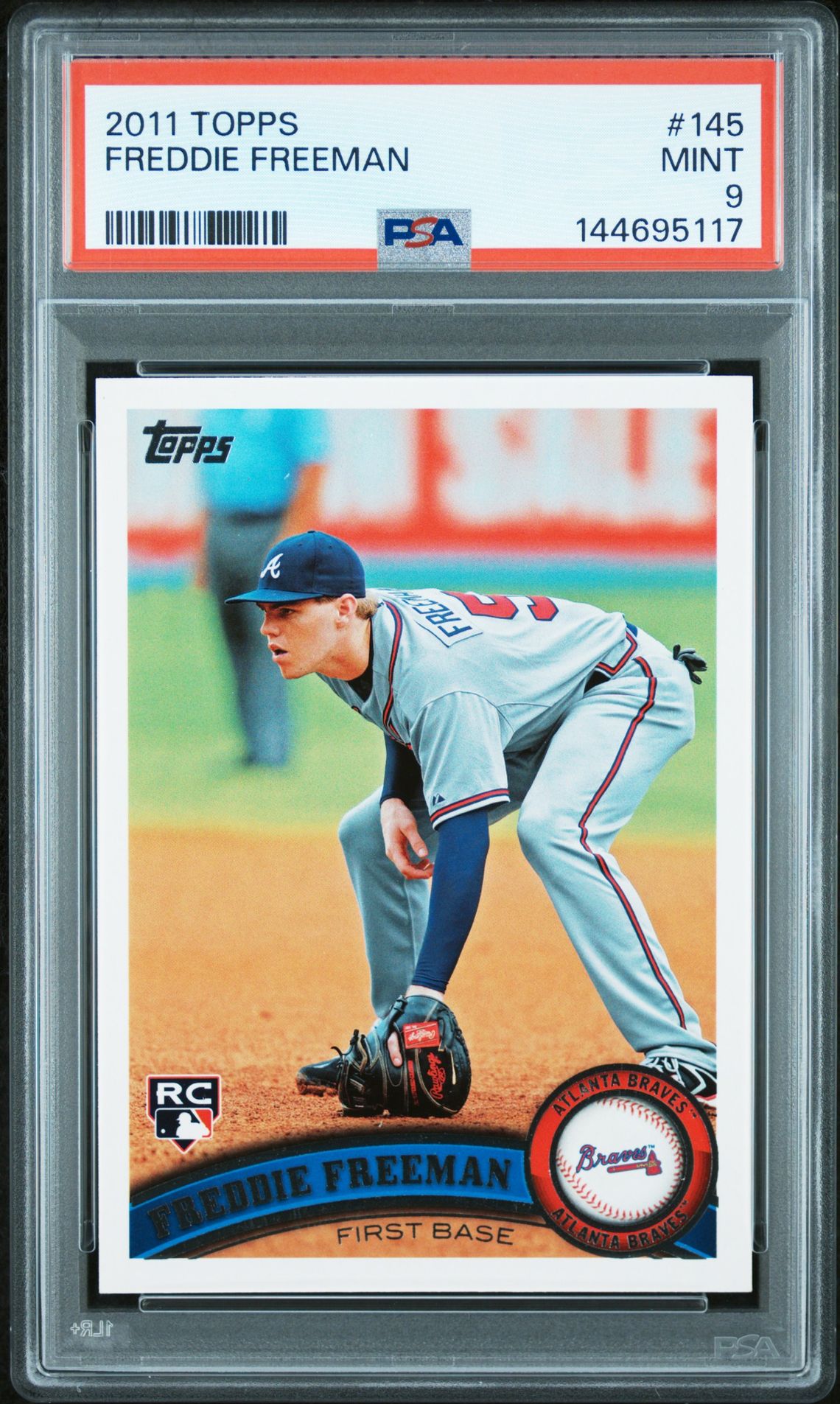 2011 Topps Freddie Freeman #145 Mint 9 front