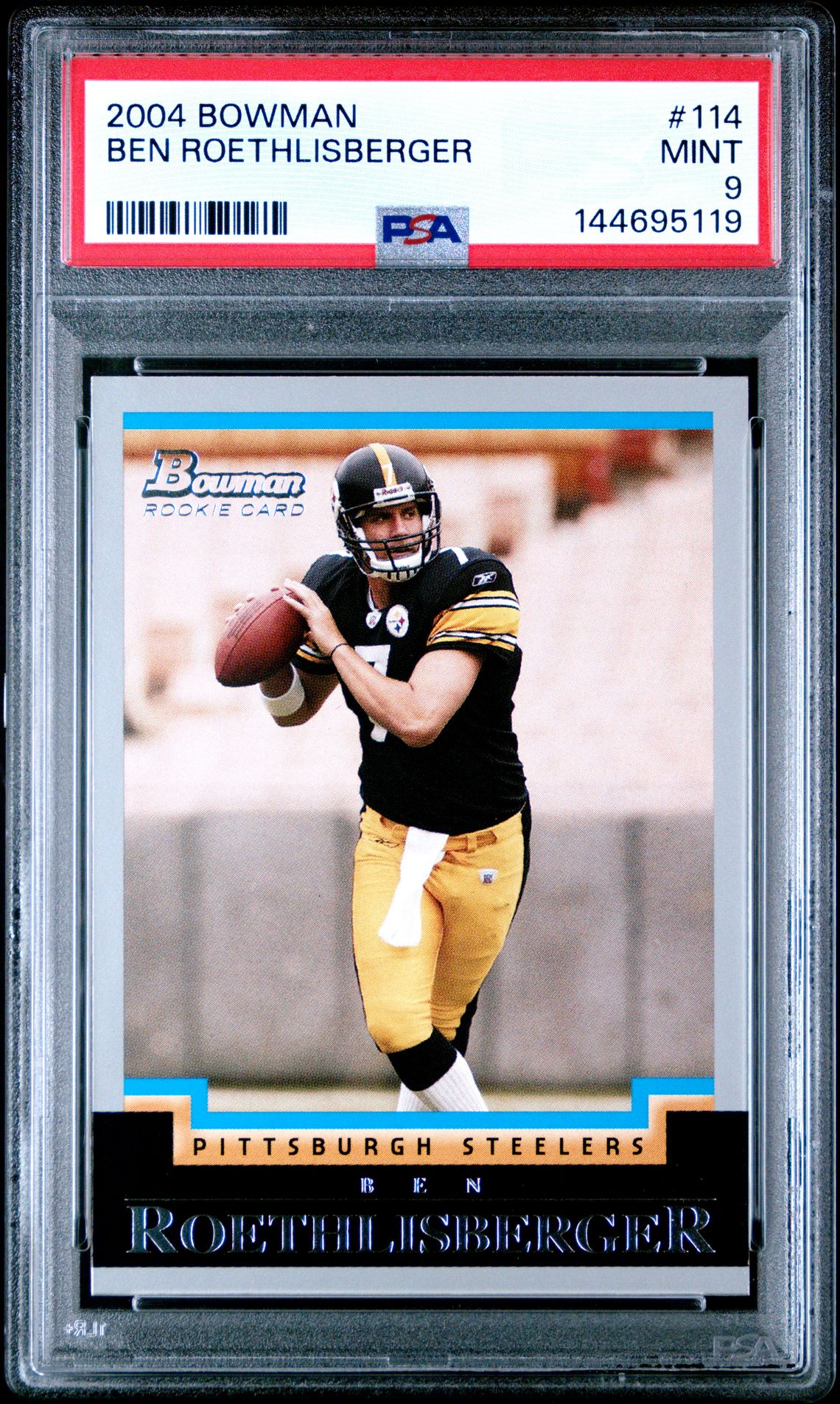 2004 Bowman Ben Roethlisberger #114 Mint 9 front