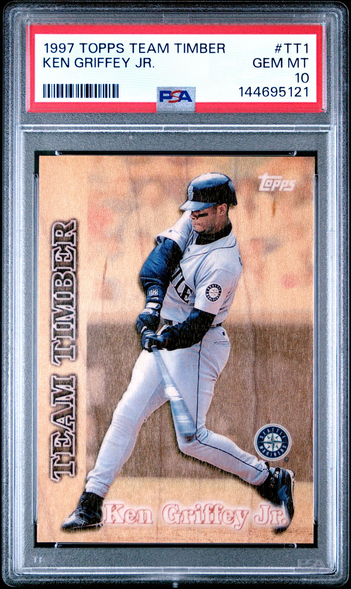 1997 Topps Team Timber Ken Griffey Jr. #Tt1 Gem Mt 10 front