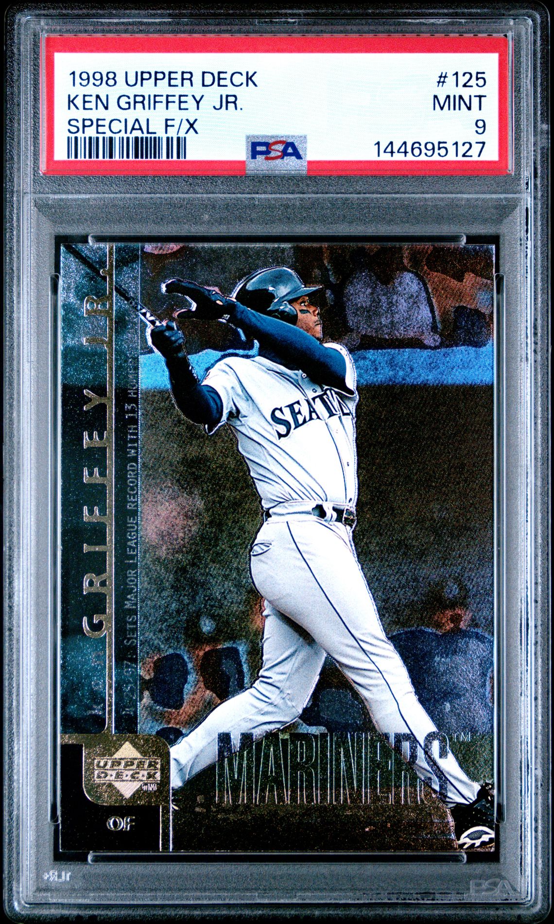 1998 Upper Deck Special F/X Ken Griffey Jr. #125 (Special F/X) Mint 9 front