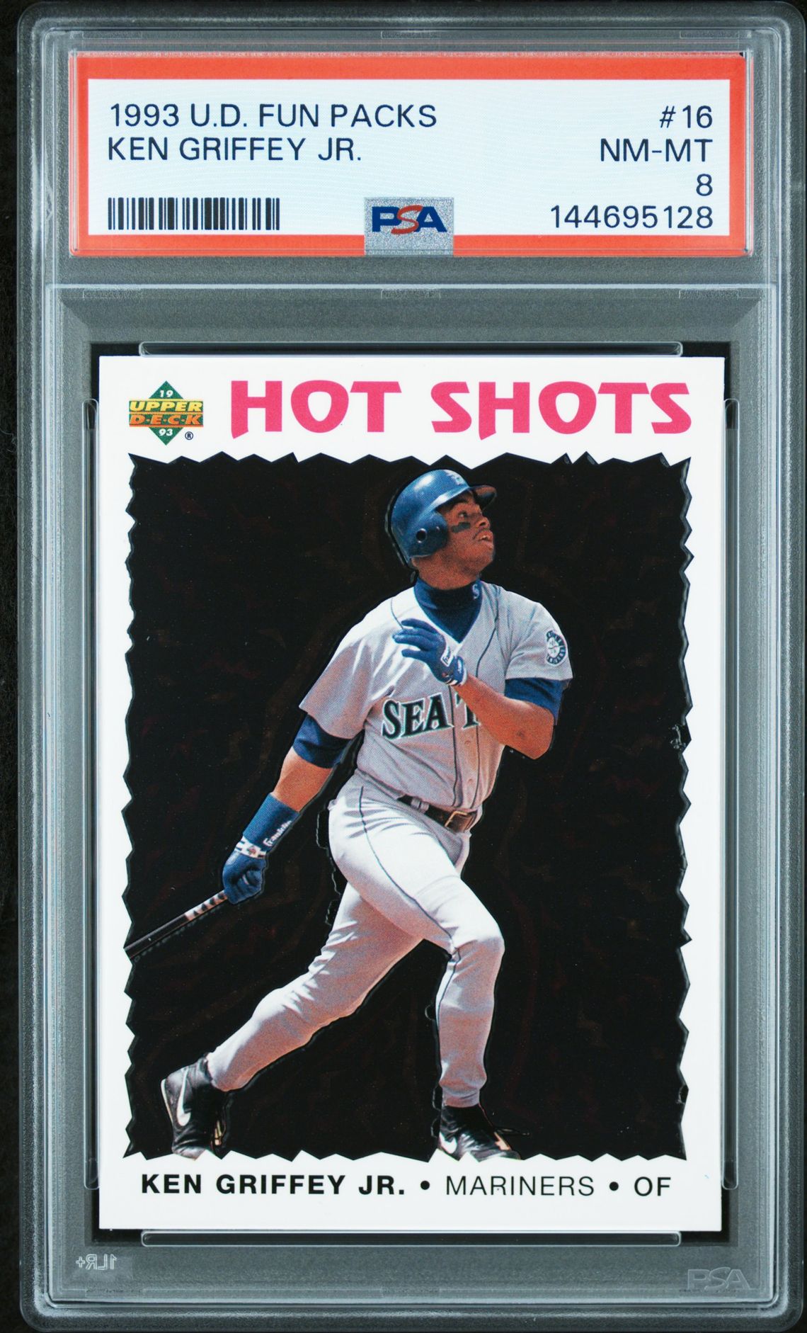 1993 Upper Deck Fun Packs Ken Griffey Jr. #16 Nm-Mt 8 front