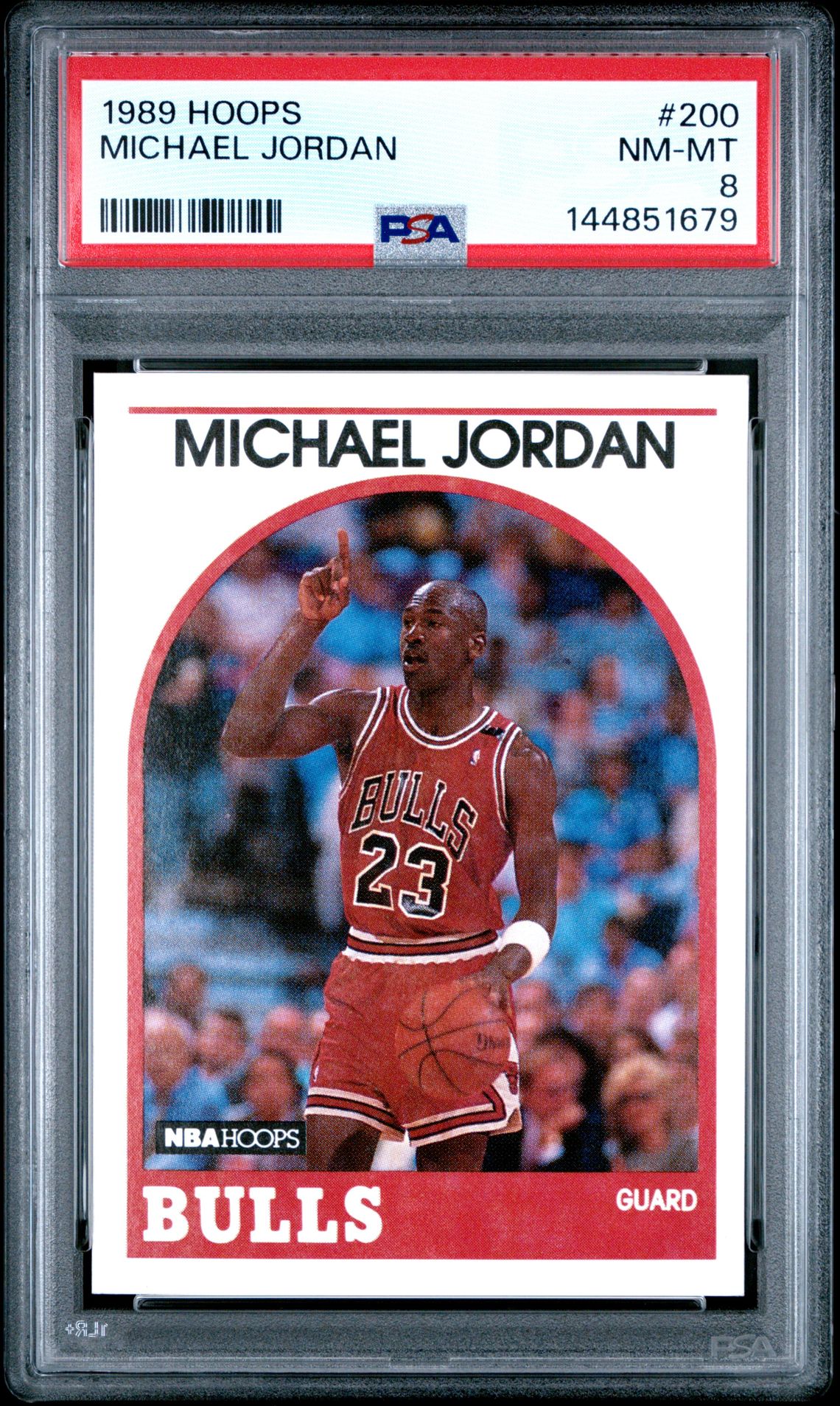 1989 Hoops Michael Jordan #200 Nm-Mt 8 front