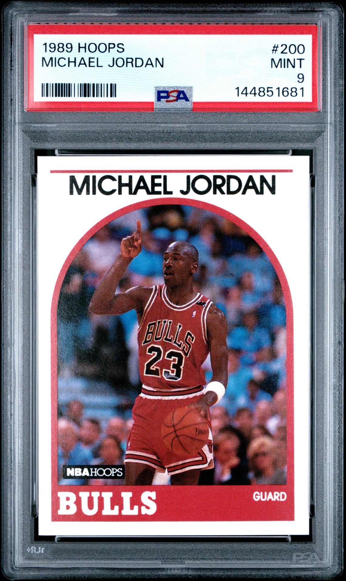 1989 Hoops Michael Jordan #200 Mint 9 front
