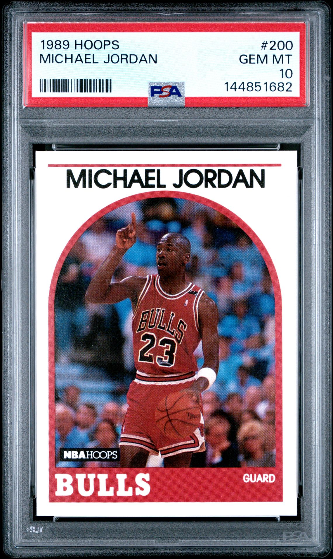 1989 Hoops Michael Jordan #200 Gem Mt 10 front