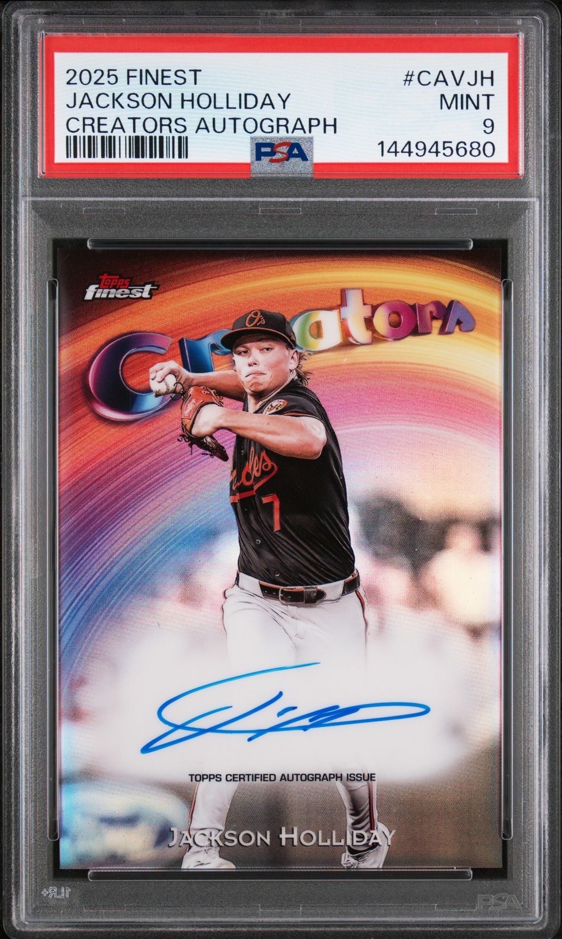 2025 Topps TOPPS FINEST CREATORS AUTOGRAPHS #CAVJH Jackson Holliday front
