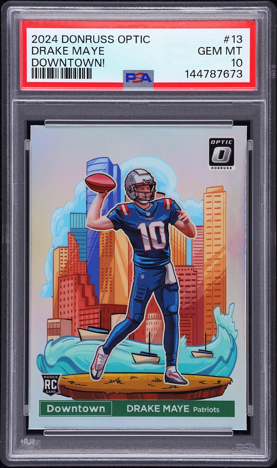 2024 Panini Donruss Optic #13 Drake Maye front