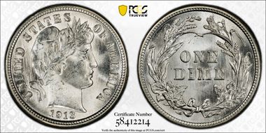 1913 10C MS66