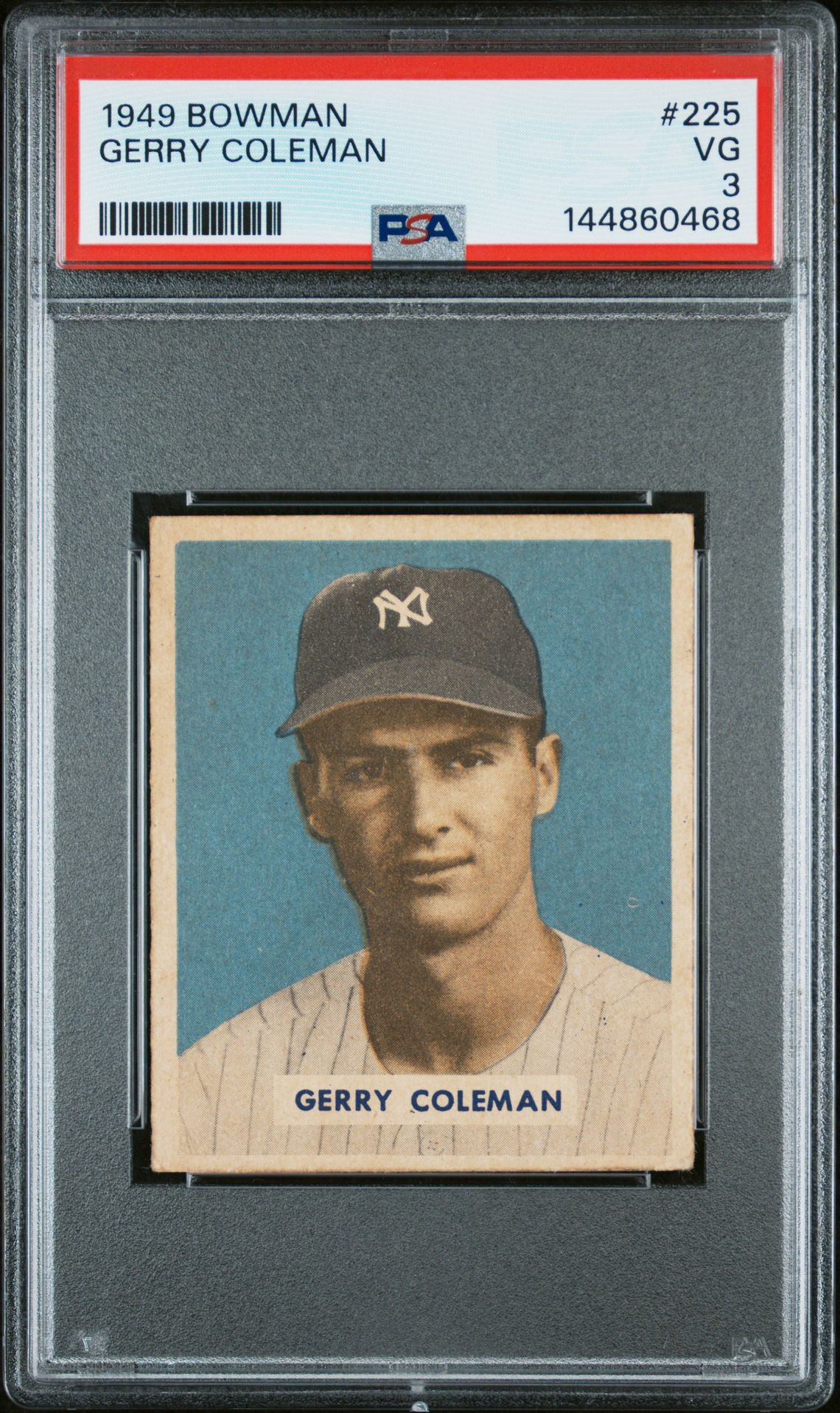 1949 Bowman BOWMAN #225 Gerry Coleman front