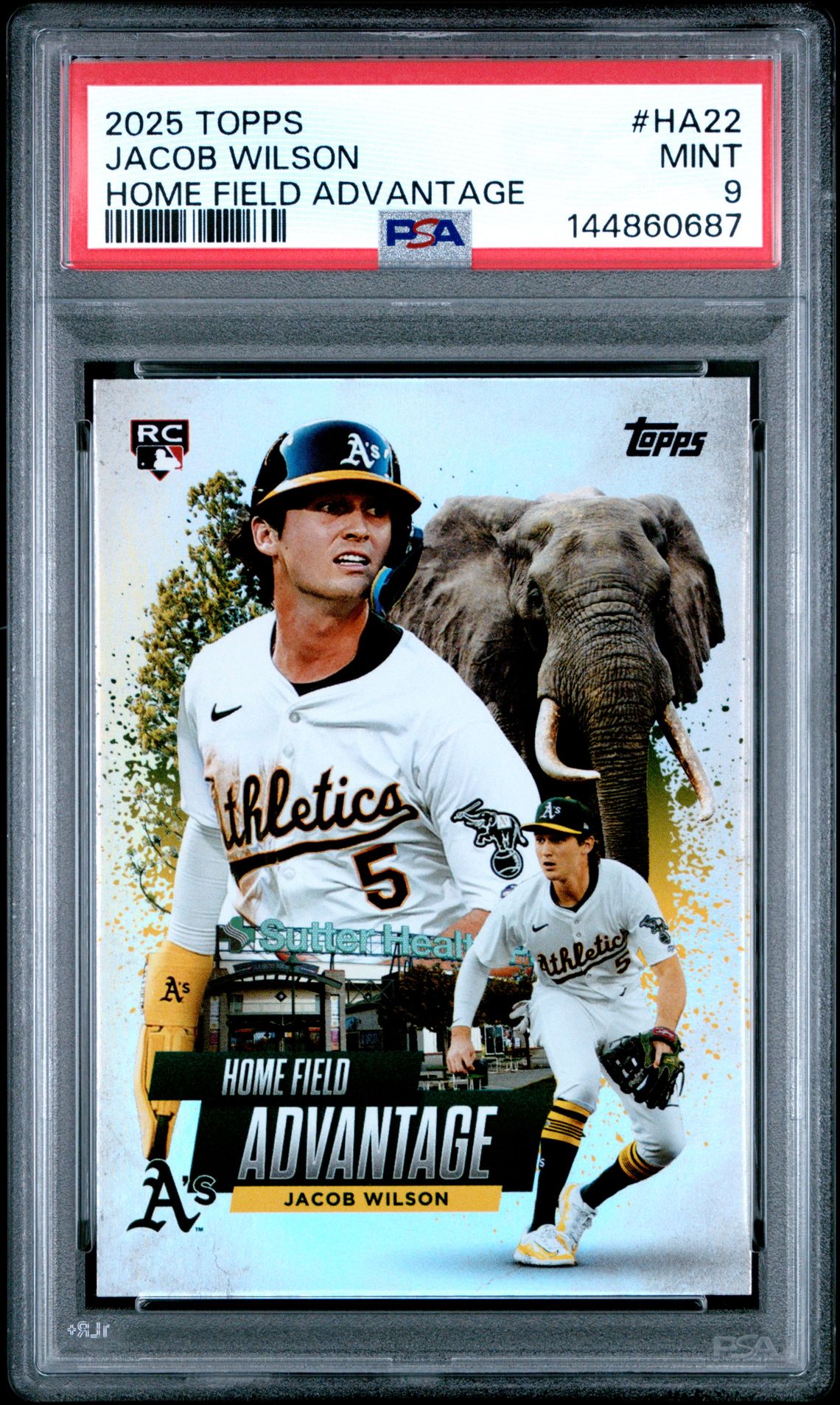 2025 Topps Home Field Advantage Jacob Wilson #Ha22 (Series 2) Mint 9 front