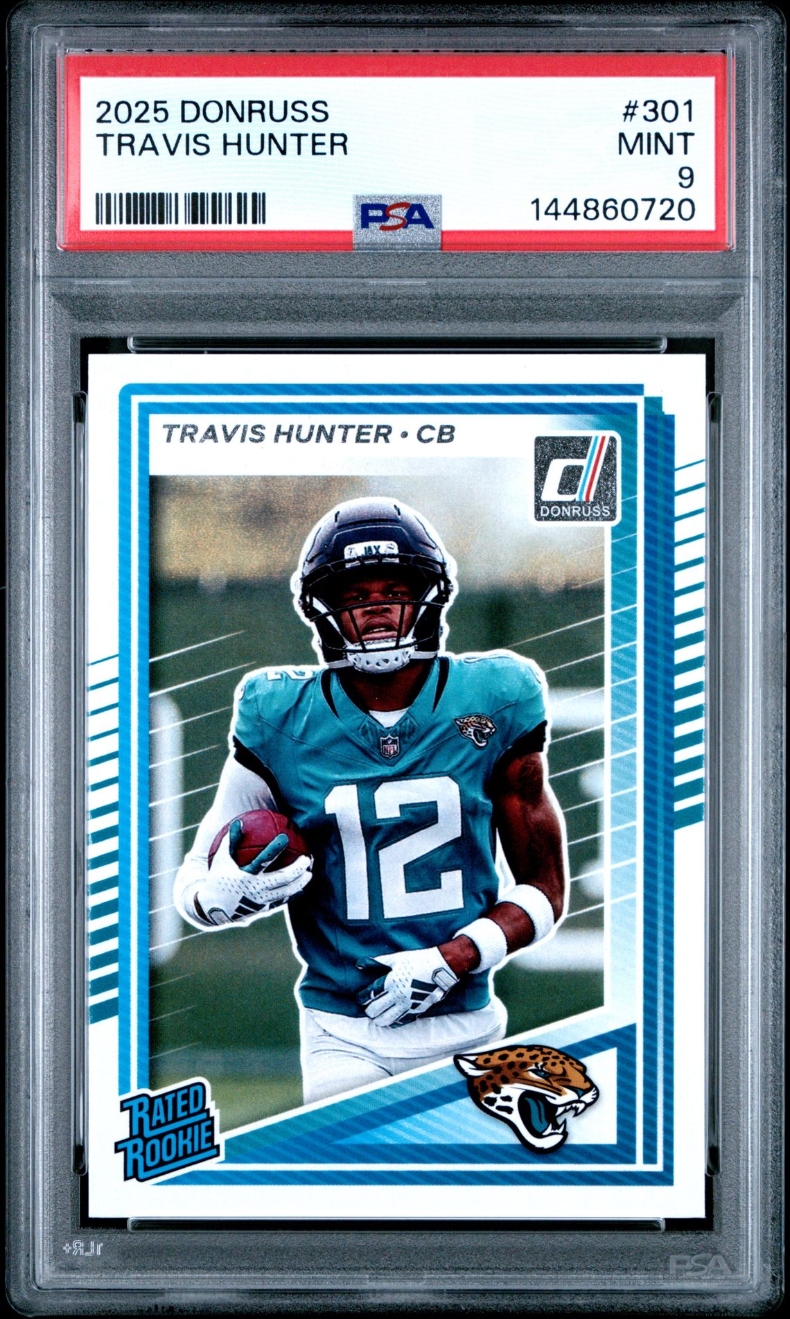 2025 Panini Donruss Travis Hunter #301 Mint 9 front