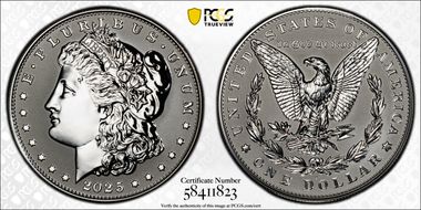 2025-S $1 Morgan Dollar Rev PR Two-Coin Reverse Proof Set PR69