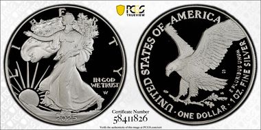 2025-S $1 Silver Eagle PR69DCAM