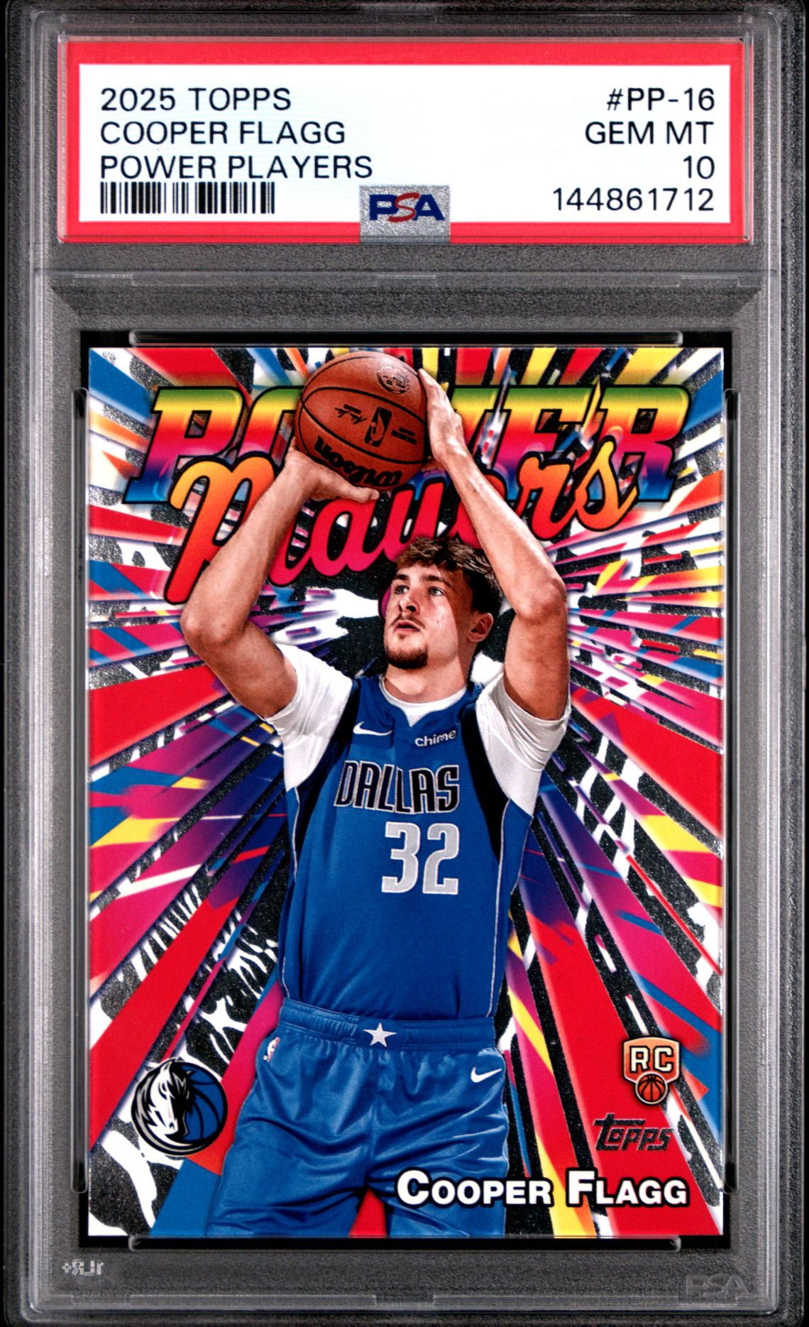 2025 Topps Power Players Cooper Flagg #Pp-16 Gem Mt 10 front