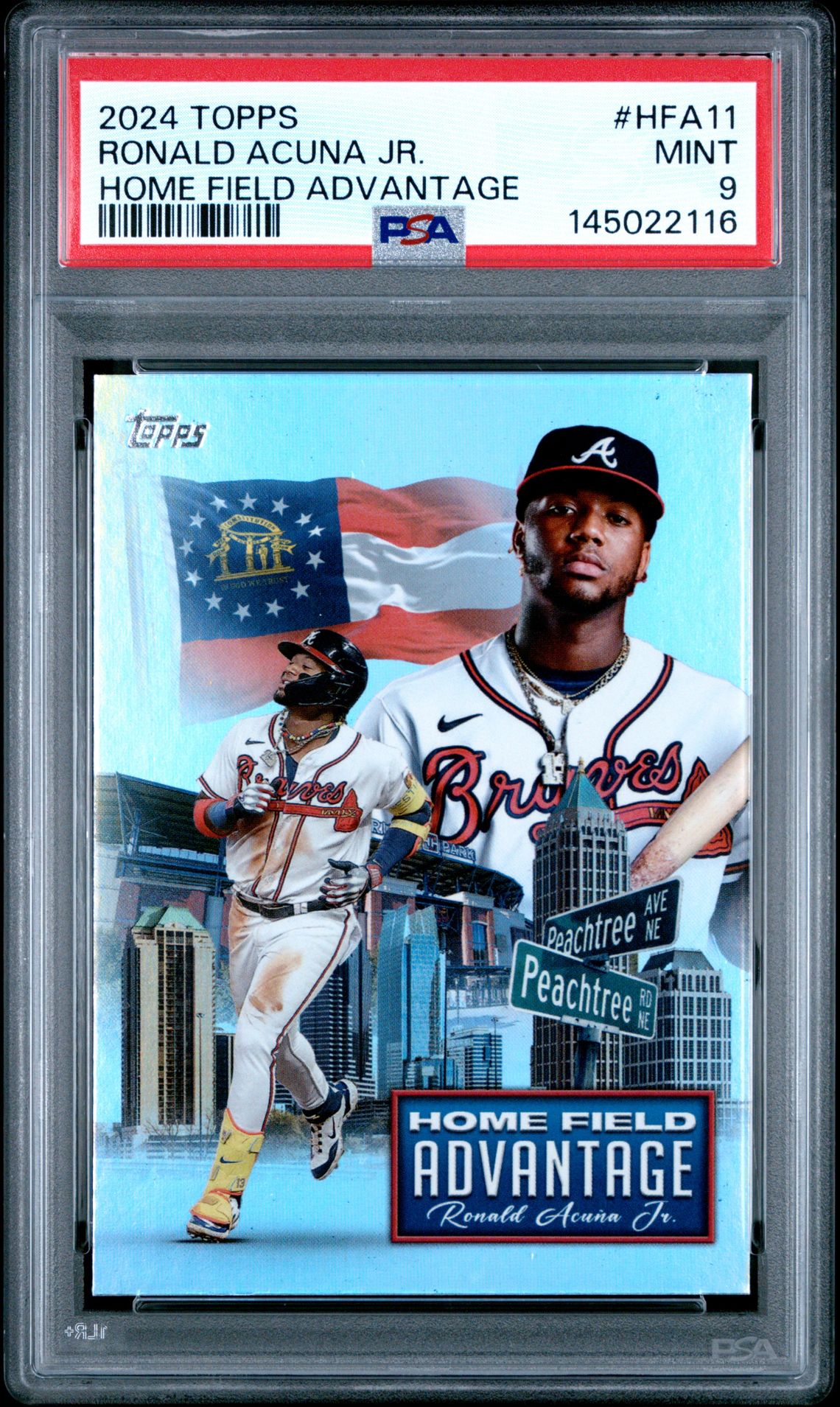 2024 Topps Home Field Advantage Ronald Acuna Jr. #Hfa11 Mint 9 front
