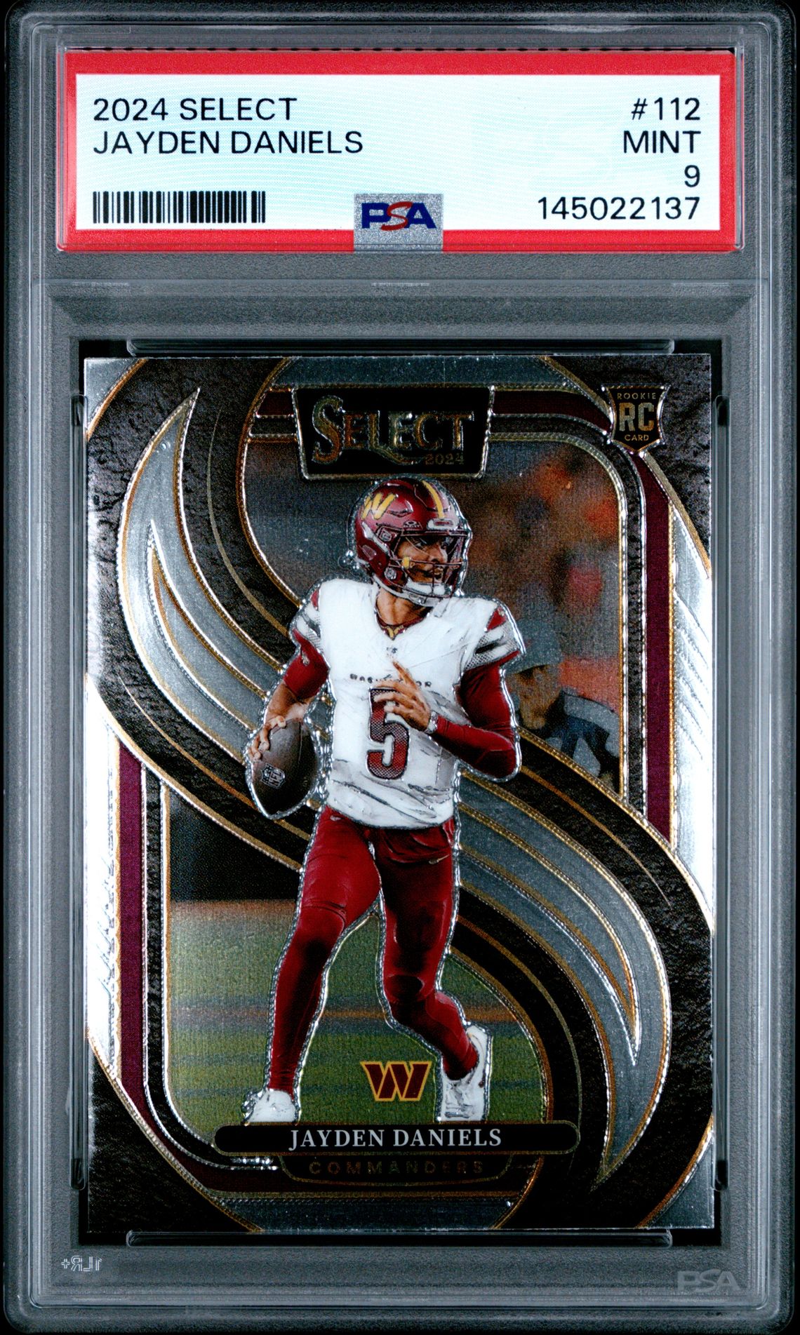 2024 Panini Select Jayden Daniels #112 Mint 9 front