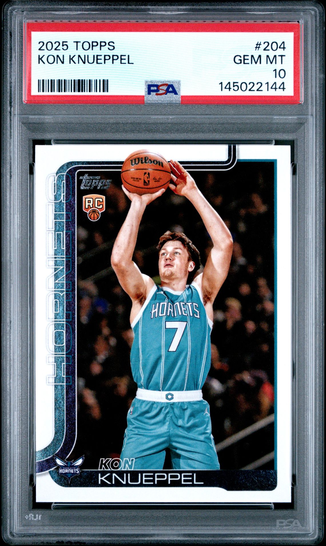 2025 Topps Kon Knueppel #204 Gem Mt 10 front