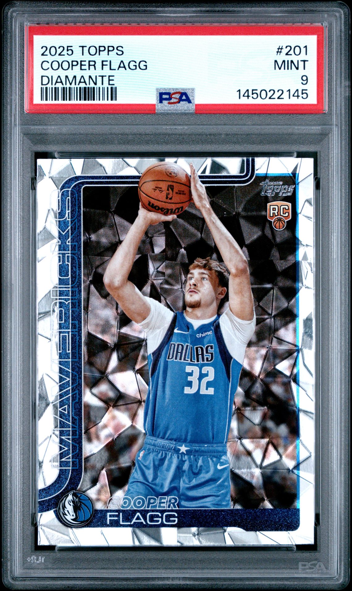 2025 Topps Cooper Flagg #201 (Diamante) Mint 9 front