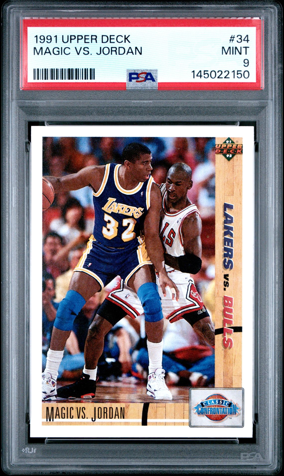 1991 Upper Deck Magic Vs. Jordan #34 Mint 9 front