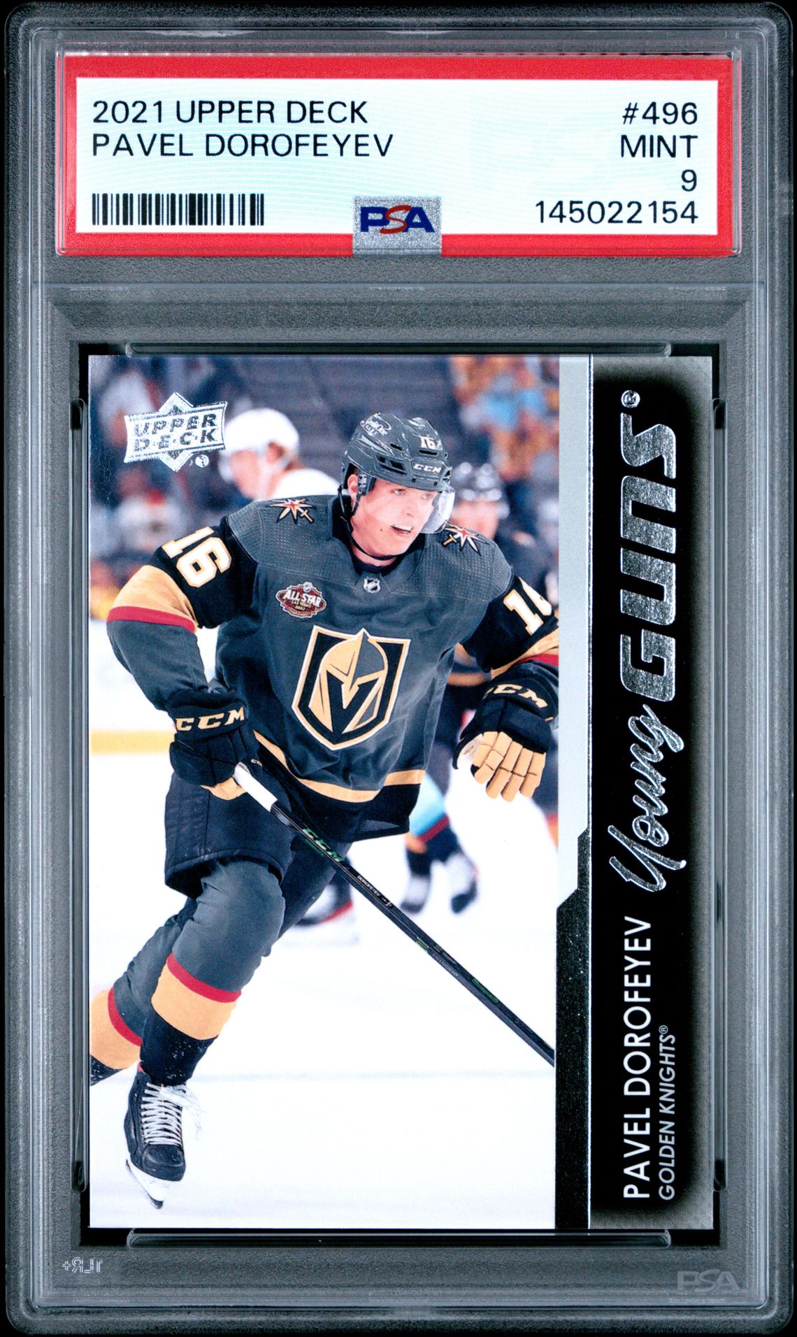 2021-2022 Upper Deck Pavel Dorofeyev #496 Mint 9 front