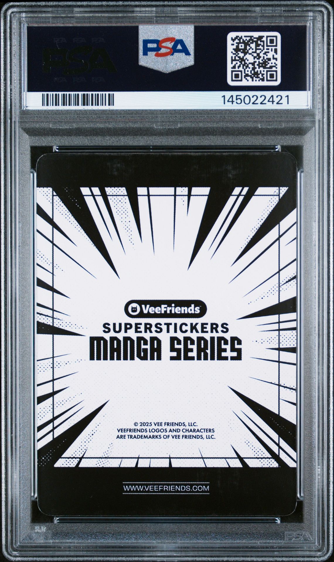 2025 Veefriends Super Stickers Manga Series Likable Leopard (Manga Clouds) Nm-Mt 8 back