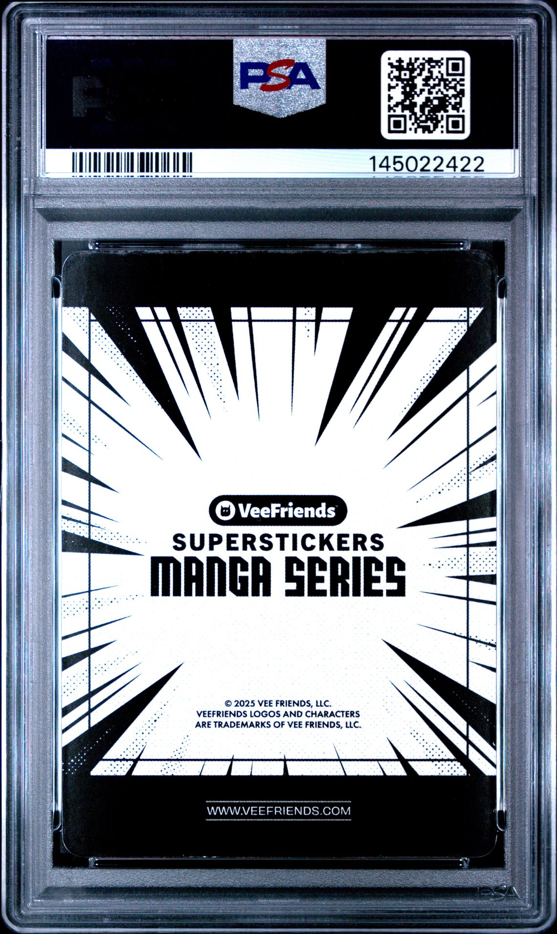 2025 Veefriends Super Stickers Manga Series Kindred Kangaroo (Manga Clouds) Nm-Mt 8 back